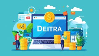 デイトラと書かれているディスプレイ