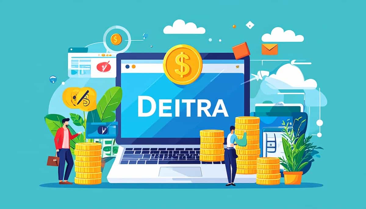 デイトラと書かれているディスプレイ