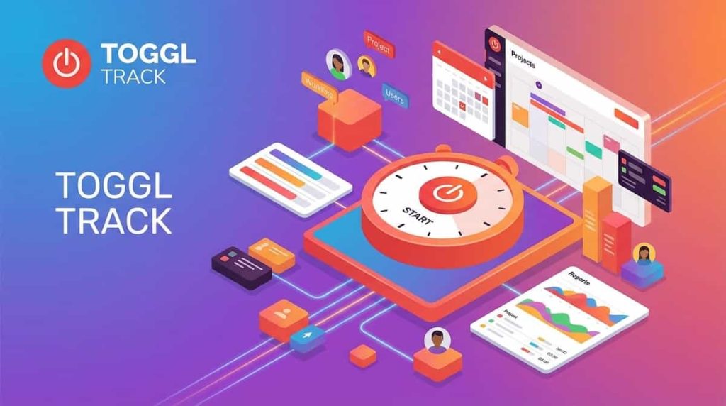 toggl trackのグラデーション画像