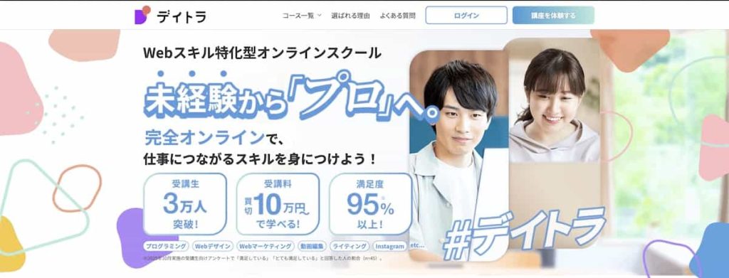 デイトラのファーストビュー